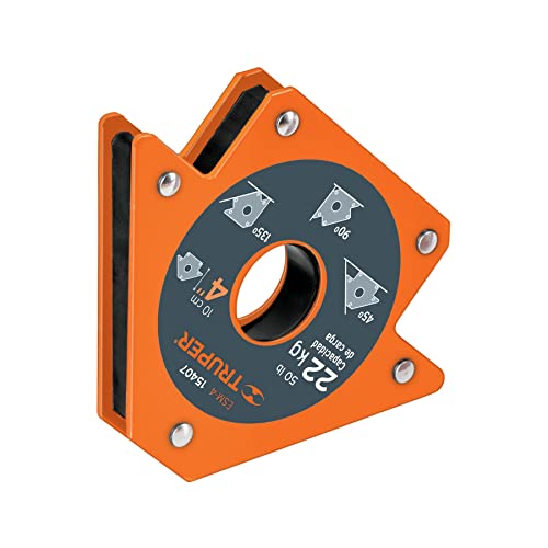 [15407] Escuadra magnética 4" para soldar. capacidad 23 kg. truper 