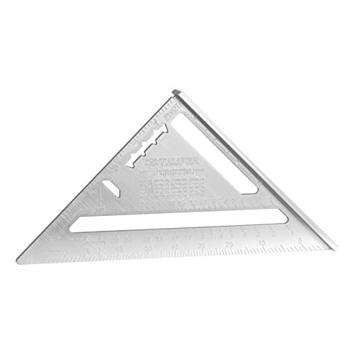 [15131] Escuadra triangular 7" de aluminio para muros de yeso. truper 