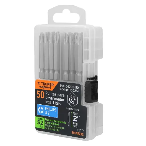 [100251] Punta de cruz ph2 largo 2". truper expert 