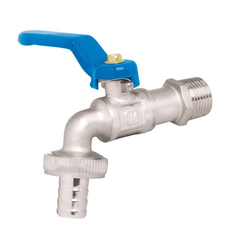 [49083] Truper 49083 / LL-21X - Brass 1/2  Quarter Turn Hose Bibb  6 Oz