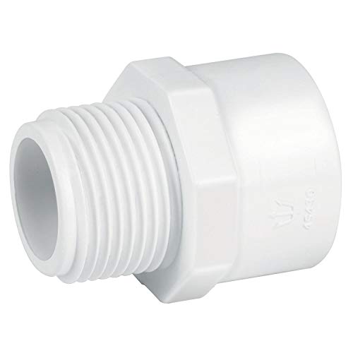 [45429] Adaptador macho de pvc de 1/2". foset saniflow 