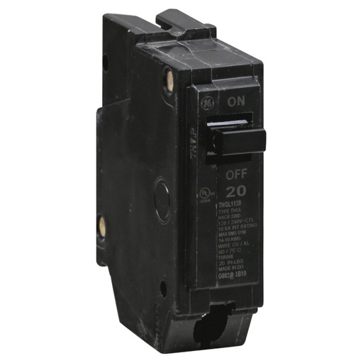 [THQL1120] Q-Line 20 Amp 1 in. Single-Pole Circuit Breaker BREAKER TERMICO 1X20A THOL G.E. 