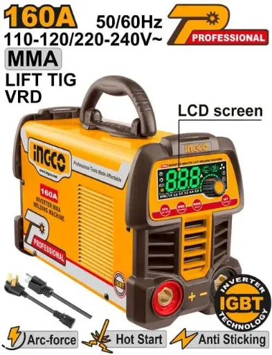 [ING-UMMA 16069] SOLDADOR INVERSOR 160 A 60% 110 V/220 V 