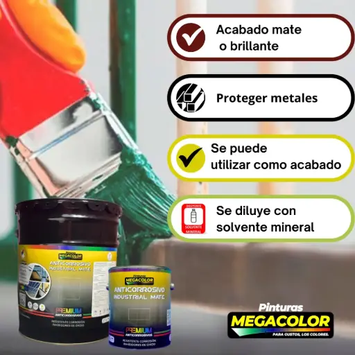[0427301-04] CUARTO - ANTICORROSIVO INDUSTRIAL BRILLANTE NEGRO  - 0427301-04