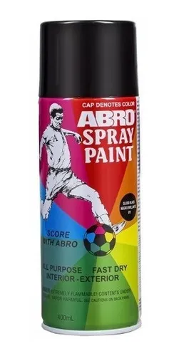 [002649] PINTURA SPRAY NEGRO BRILLANTE ABRO 011