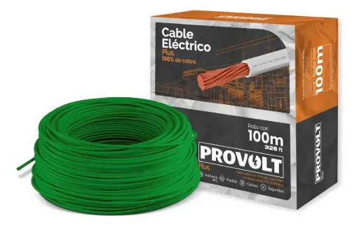 [303085808] CABLE THW COBRE CAL 10 VERDE 