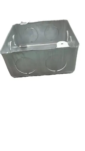 [C5X5M] Caja cuadrada metálica 5x5 2" 