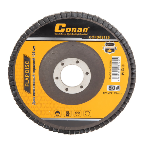 [H000034] DISCO LIJA (FLAPS) CONAN 4.5 PULG 80#
