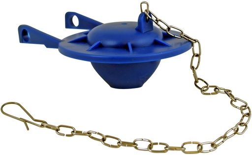 [B5080] PERA PARA TANQUE DE INODORO AZUL CON CADENA FLUIDMASTER 2 PLG 